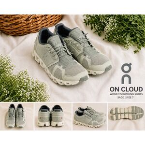 On Cloud Womens Running Shoes Sage Green 59.98895 Size 7 Sneaker 
Sporty comfy